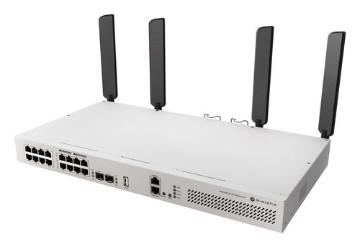 روتر سوئیچ میکروتیک CRS418-8P-8G-2S+5axQ2axQ-RM